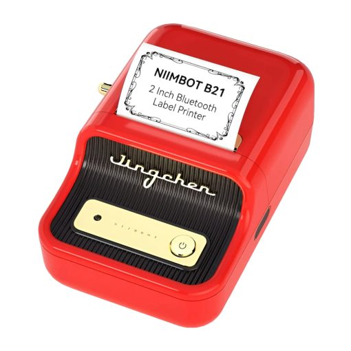 Red Portable Thermal Label Printer