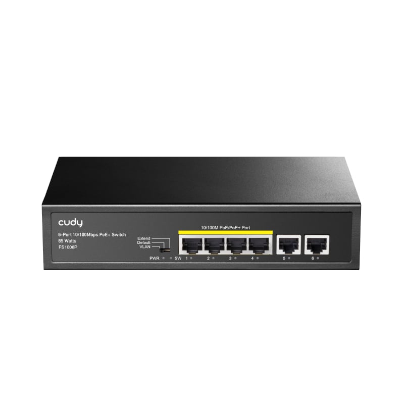 Cudy 6-port Ethernet Unmanaged Switch - 4 Ports Poe